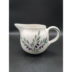 Forte Braccio Ceramiche Dipinto A Mana Italy Pitcher Italian Vintage